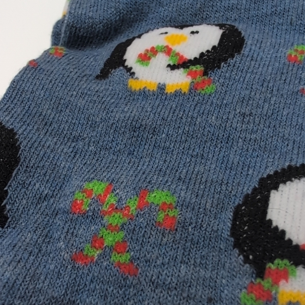 Blue Penguin Patterned Socks - Picture 4 of 4